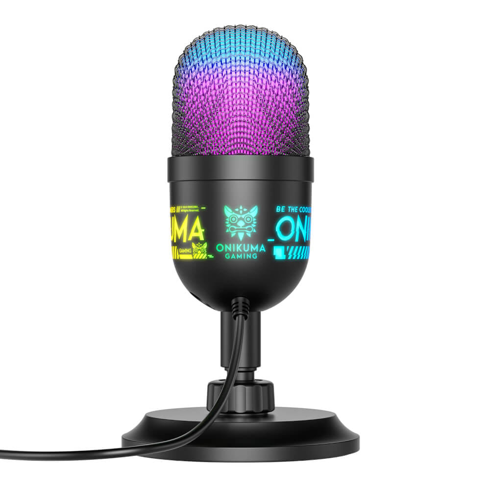 ไมโครโฟน ONIKUMA M930 ไมค์แบบตั้งโต๊ะ สำหรับเล่นเกม สตรีมมิ่ง ฯลฯ - สีดำ_5